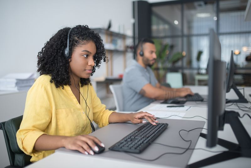 Call center team handling customer inquiries