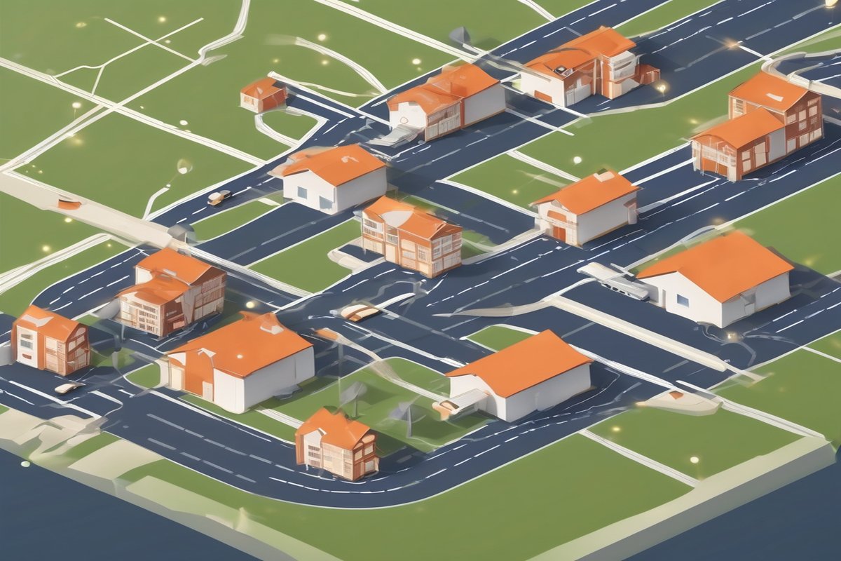 Last mile delivery network abstract