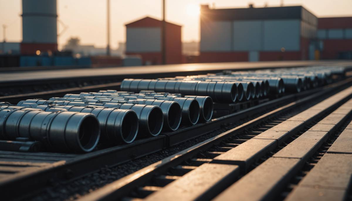 Manager reviewing changing freight costs